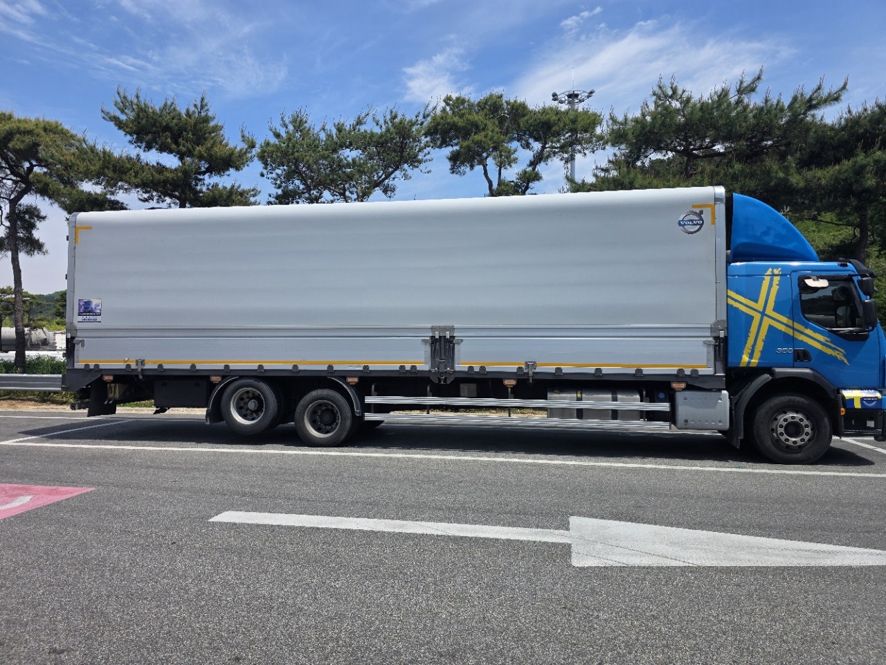 볼보fe350 10.5톤인증 후축 윙바디 사진 4
